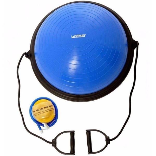 Imagem de Meia Bola Balance 60cm Bosu Com Bomba Sanfonada Para Inflar