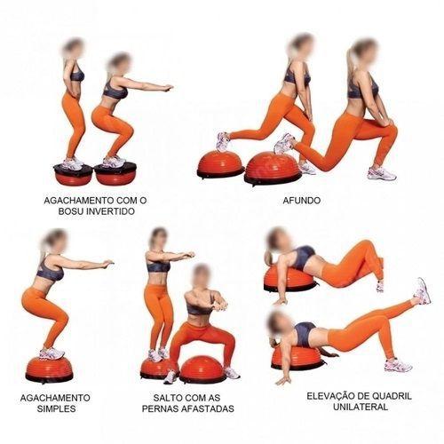 Imagem de Meia Bola de Pilates para Equilíbrio 46cm - Liveup