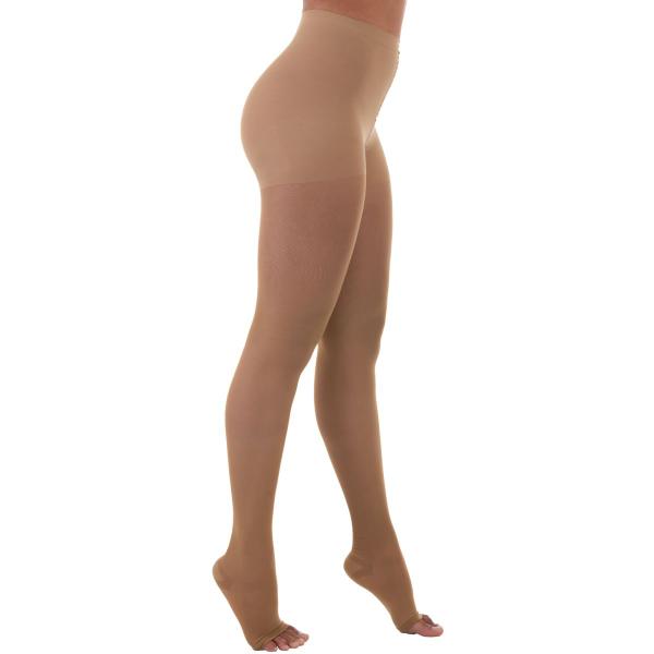 Imagem de Meia-Calça 6000 Venosan - 20-30mmHg - Bronze - Pé Aberto - Tamanho XG