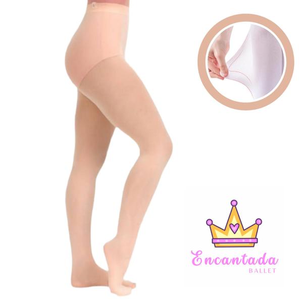 Imagem de Meia Calça Fio 40 Ballet Rosa / Preta / Branca / Salmão (Infantil e Juvenil ) Tam 22 ao 38