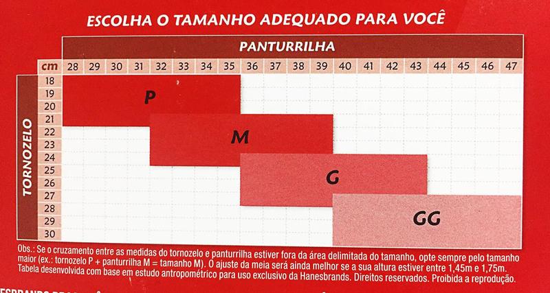 Imagem de Meia Calça Kendall Média Compressão Sem Ponteira Mel P