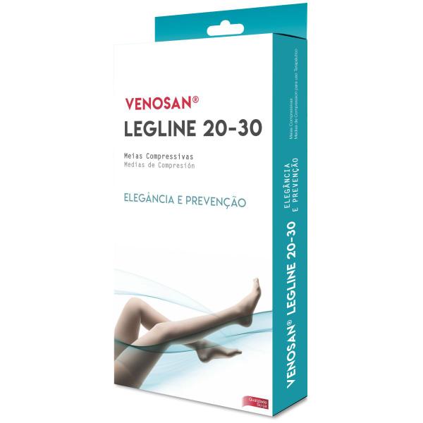 Imagem de Meia-Calça Legline Venosan - 20-30mmHg - Pé Aberto - Sahara - Tamanho P