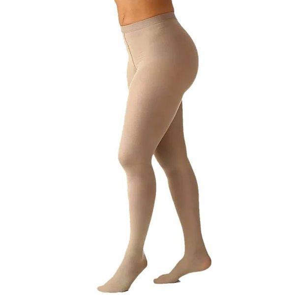 Imagem de Meia Calça Select Comfort Premium 862AT 20-30 MMHG Fechada Sigvaris Natural Escuro G3