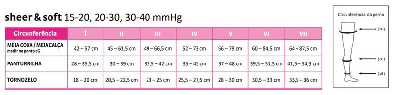 Imagem de Meia Calça Sheer & Soft Gestante 20-30 mmHg (Pé Fechado)