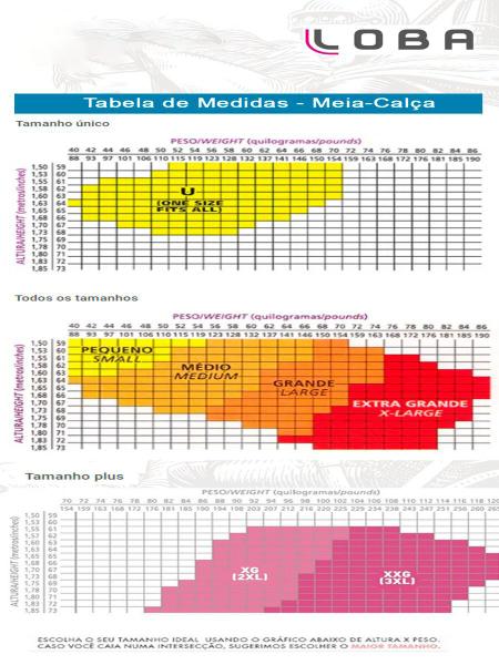 Imagem de Meia Calça Suave Compressão com Ponteira Loba 59000-002