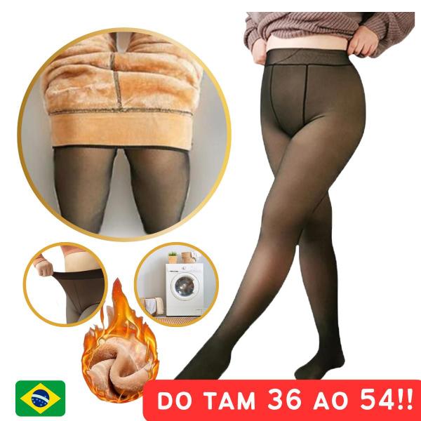 Meia Calça Térmica Translúcida fio 80, Forro de Veludo, Pelúcia, Peluciada, Pelinho, Preta... Meia Calça Térmica Translúcida fio 80, Forro de Veludo, Pelúcia, Peluciada, Pelinho, Preta...