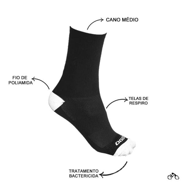 Meia Ciclismo Oggi Mtb Speed Bicicleta Corrida Imagem de Meia Ciclismo Oggi Mtb Speed Bicicleta Corrida