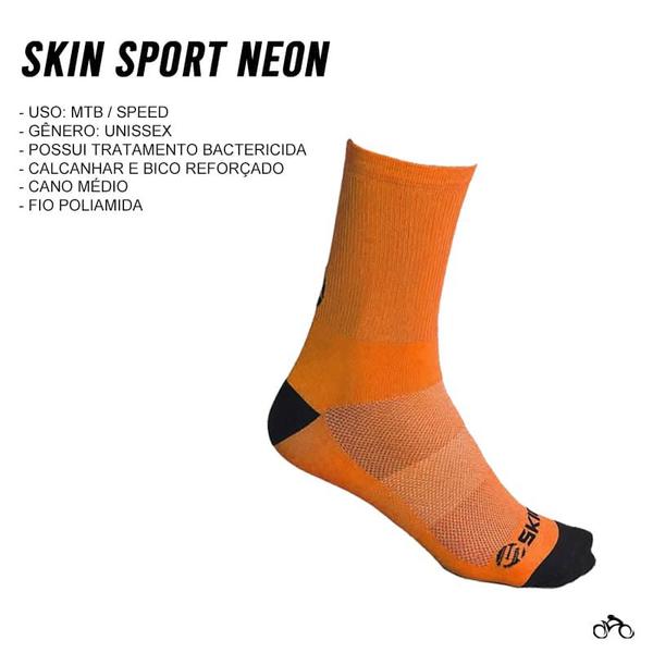 Imagem de Meia Ciclismo Skin SS Neon Mtb Speed