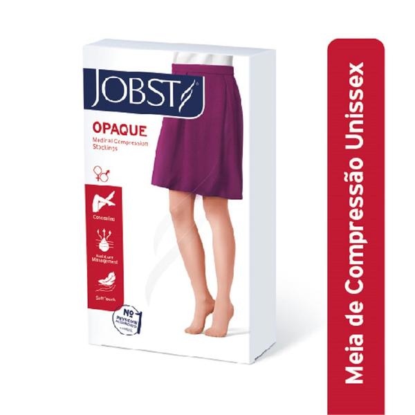 Imagem de Meia Coxa Opaque Compressão 20-30 mmHg Ponteira Aberta - Jobst 