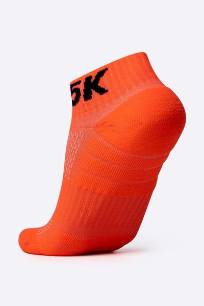 Imagem de Meia Curta para Corrida HUPI - Running Pro 5K Laranja Neon