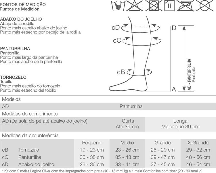 Imagem de Meia de Compressão para Úlceras Venosan Ulceraid 30-45 mmHg