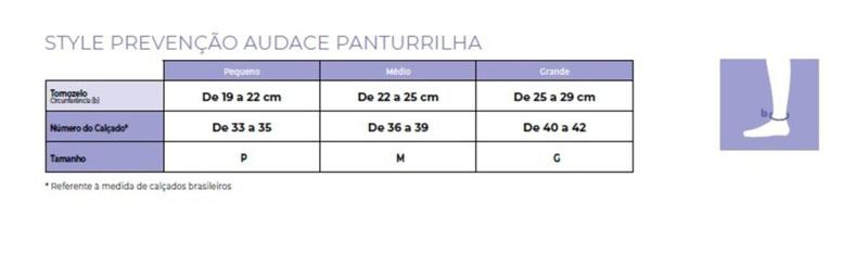 Imagem de Meia de Compressão Style Prevenção Audace Panturrilha 15-2MM HG Sigvaris