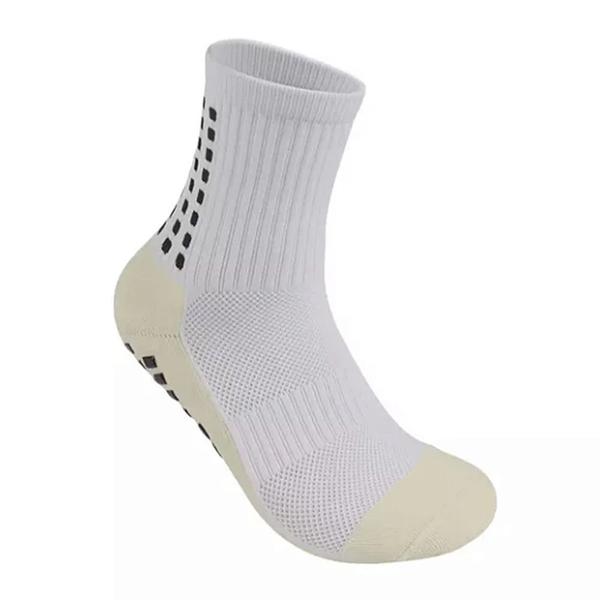 Imagem de Meia de Futebol ProSocks Grip Futebol Branco/amarelo