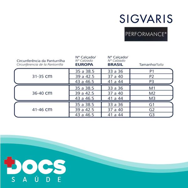 Imagem de Meia de Média Compressão Esportiva 20-30 Panturrilha Performance Sigvaris 