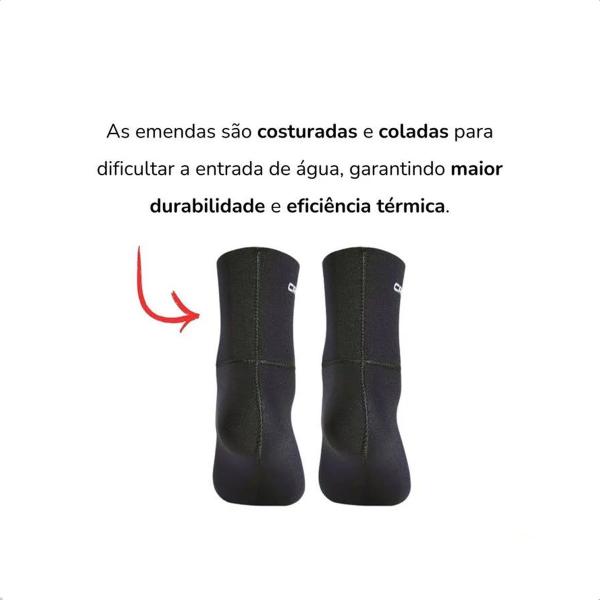 Imagem de Meia de Neoprene para Mergulho Cressi Resilient 5mm 41-42