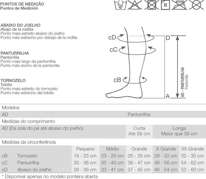 Imagem de Meia Elástica Venosan 20-30mmhg Comfortline Cotton Com Ziper