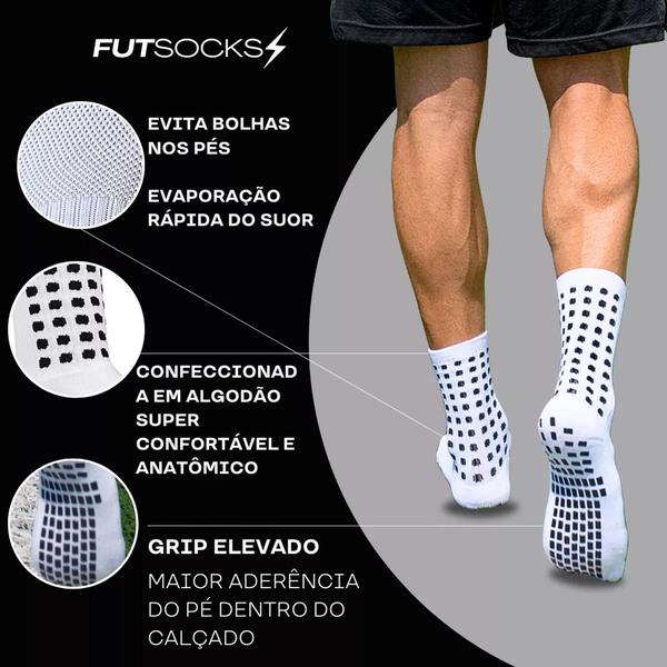 Imagem de Meia Esportiva Antiderrapante Tipo Trusox