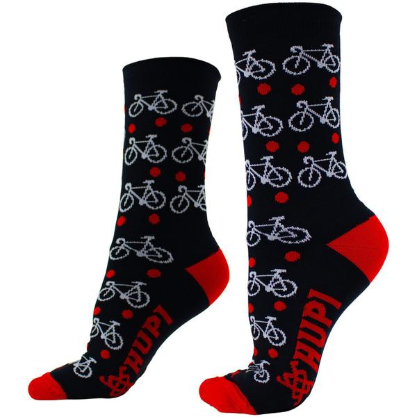 Imagem de Meia hupi ciclismo corrida preto love bike