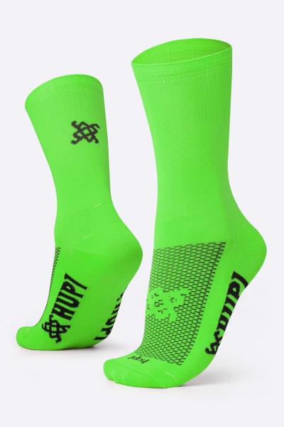 Imagem de Meia HUPI Sport Verde Neon Liso