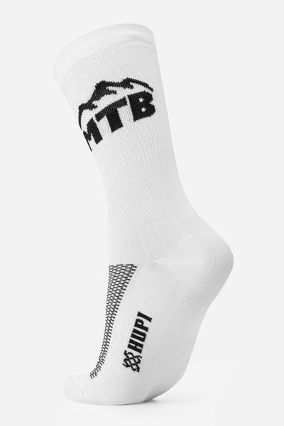 Imagem de Meia HUPI Triplo MTB Branco/Preto