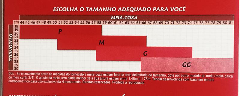 Imagem de Meia Kendall Média Compressão 7/8 Sem Ponteira