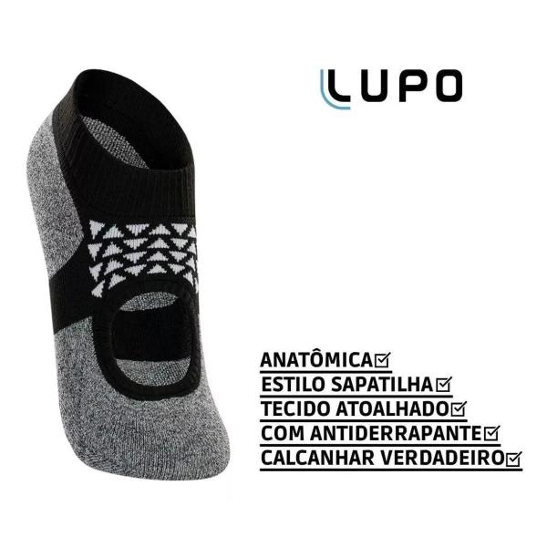Meia Lupo Antiderrapante Pilates Yoga Imagem de Meia Lupo Antiderrapante Pilates Yoga