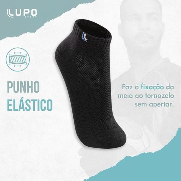 Imagem de Meia Lupo Sport Cano Curto 3225 C/6