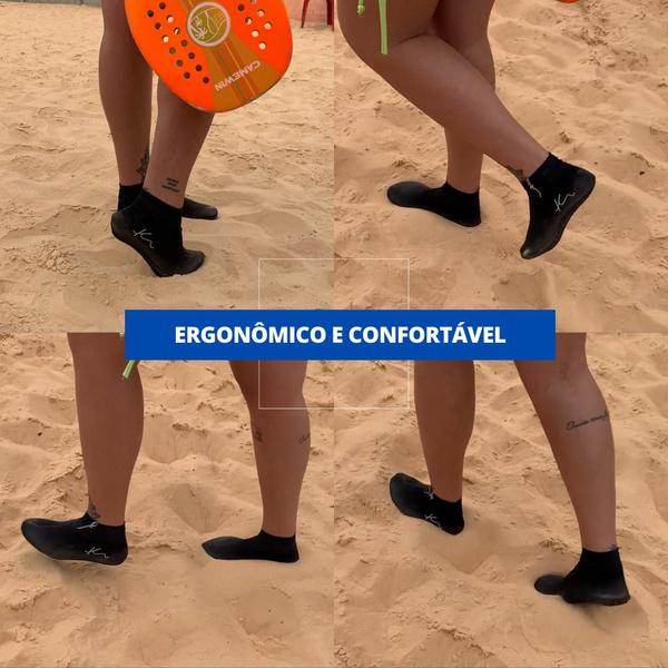 Imagem de Meia Sapatilha BeachTennis Esportiva Areia Praia