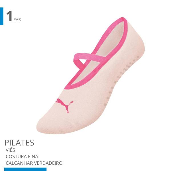 Imagem de Meia Sapatilha Pilates Feminina Antiderrapante Selene