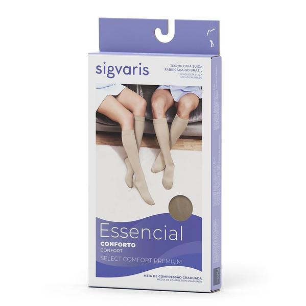 Imagem de Meia Sigvaris Select Comfort Premium 3/4 862 20-30 mmHg Ponteira Aberta GG