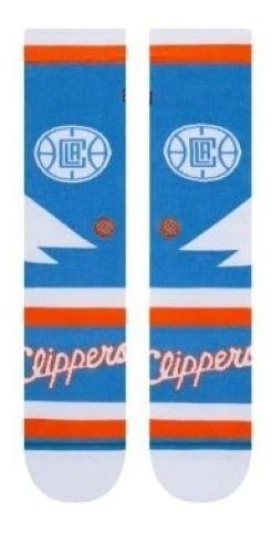 Imagem de Meia Stance Cano Medio Nba - Clippers Ce 2022 - Azul/Laranja