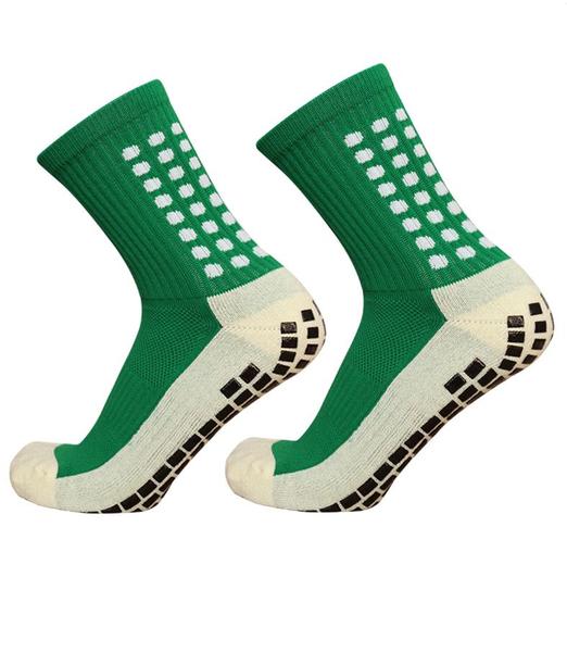 Imagem de Meia Trusox Antiderrapante Esportiva Kit 2 Pares cores Azul Marinho e Verde