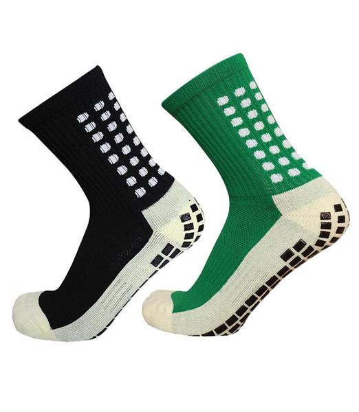 Imagem de Meia Trusox Antiderrapante Esportiva Kit 2 Pares cores Verde e Preta