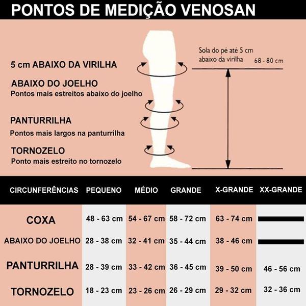 Imagem de Meia Venosan Legline 3/4 15-23mmHg P Olinda