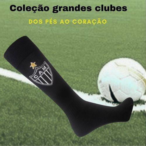 Imagem de Meião Atlético MG Galo Futebol Salão Campo Infantil Juvenil