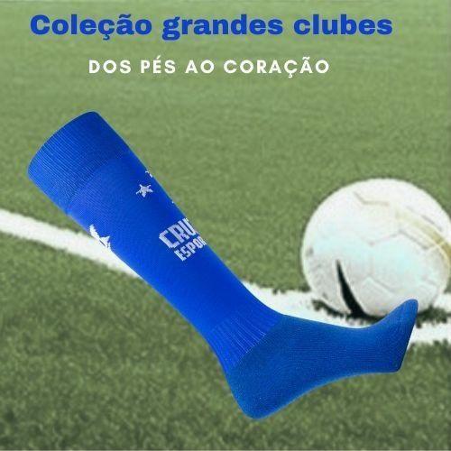 Imagem de Meião Futebol Salão Campo Society Cruzeiro Infantil Juvenil