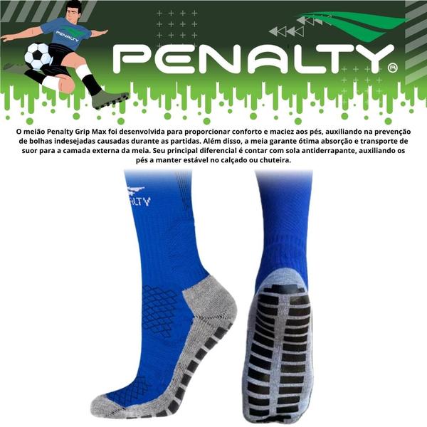 Imagem de Meião Penalty Adulto Esportivo  Grip Max Original Treino Profissional