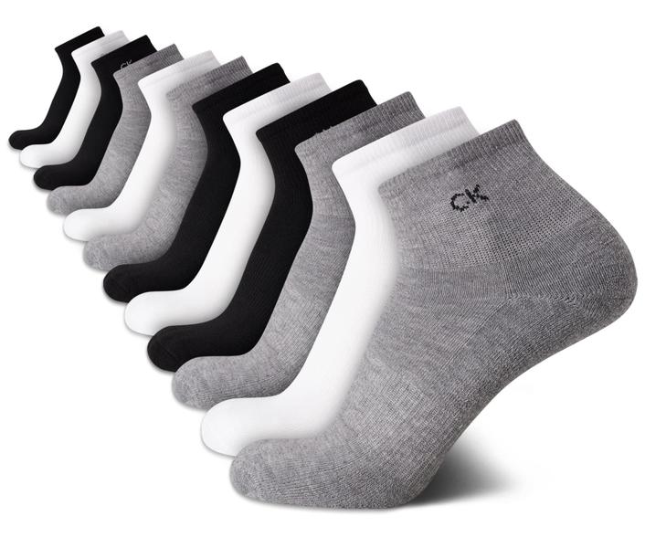 Imagem de Meias Calvin Klein Athletic Acolchoadas - Pacote com 12 (7-12)