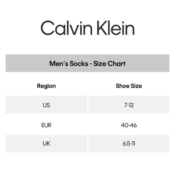 Imagem de Meias Calvin Klein Athletic Crew para homens, tamanho 7-12, 6 pares