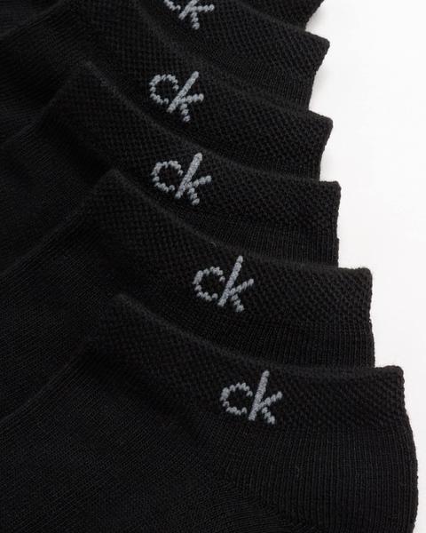 Imagem de Meias Calvin Klein Athletic Cushion No Show para mulheres de 4 a 10 anos (pacote com 6)