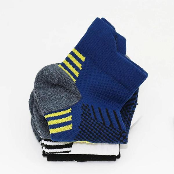 Meias de Corrida de Tornozelo Masculinas - 5 Pares Respiráveis, de Secagem Rápida e Resistentes Imagem de Meias de Corrida de Tornozelo Masculinas - 5 Pares Respiráveis, de Secagem Rápida e Resistentes