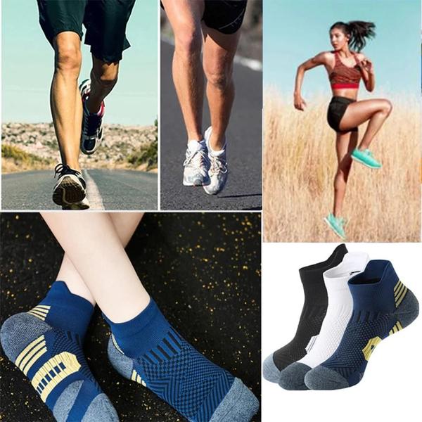 Meias de Corrida de Tornozelo Masculinas - 5 Pares Respiráveis, de Secagem Rápida e Resistentes Imagem de Meias de Corrida de Tornozelo Masculinas - 5 Pares Respiráveis, de Secagem Rápida e Resistentes