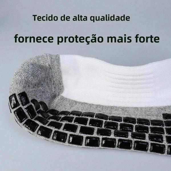 Imagem de Meias de Futebol Masculinas Longas Antiderrapantes para Treinamento Profissional