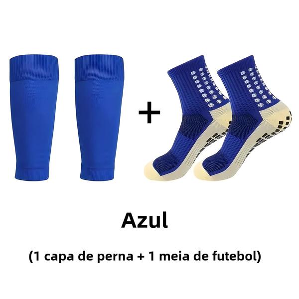 Meias Esportivas Masculinas com Fundo Antiderrapante de Silicone Imagem de Meias Esportivas Masculinas com Fundo Antiderrapante de Silicone