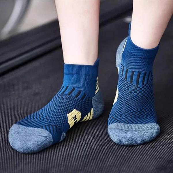 Meias Esportivas Masculinas de Secagem Rápida - 3 Pares para Corrida, Fitness e Escalada Imagem de Meias Esportivas Masculinas de Secagem Rápida - 3 Pares para Corrida, Fitness e Escalada
