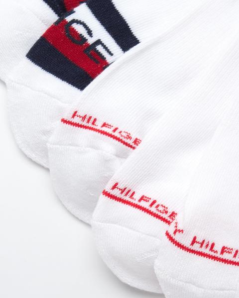 Imagem de Meias esportivas Tommy Hilfiger, almofada No Show Ankle, pacote com 6