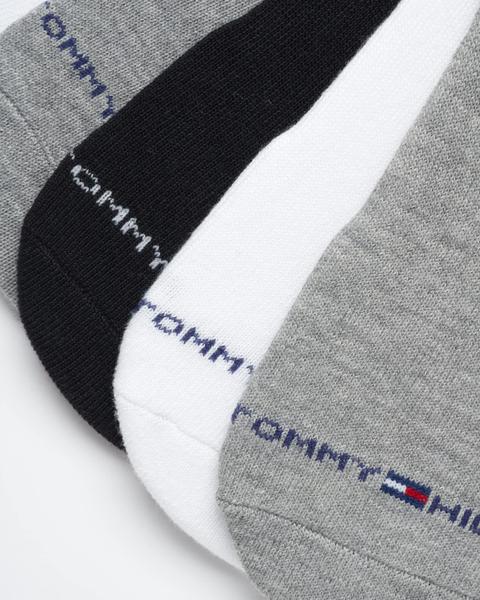 Imagem de Meias esportivas Tommy Hilfiger Cushion Sport Liners, pacote com 6