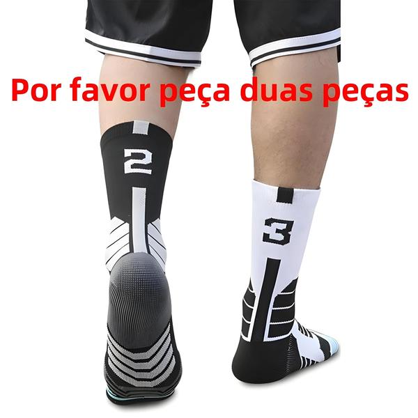 Imagem de Meias Personalizadas para Esportes - Basquete, Futebol, Ciclismo e Corrida