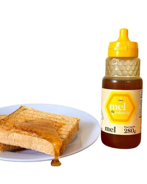 Mel de Abelha 100% Puro Colmeia de Ouro - 280g Imagem de Mel de Abelha 100% Puro Colmeia de Ouro - 280g