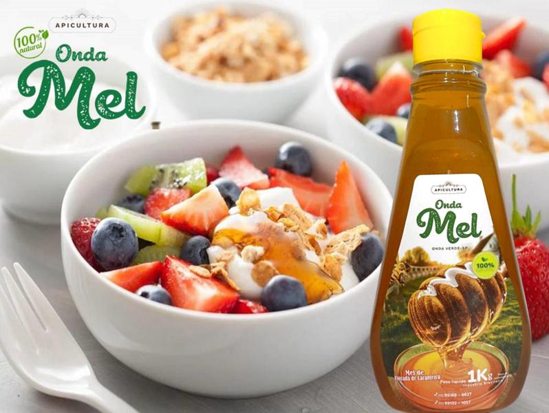Mel de Florada de Laranjeira 1Kg - - Onda Mel Imagem de Mel de Florada de Laranjeira 1Kg -